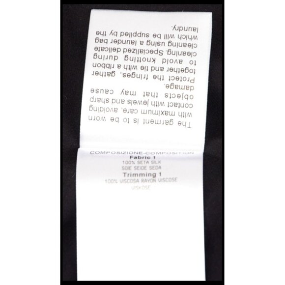 GUCCI TOP BLACK SILK LONG FRINGE SLEEVELESS sz IT 42 US 6 - Picture 14 of 14